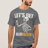 Beard Skeleton Beer Costume Funny Halloween