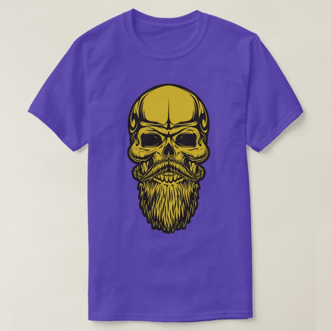 Camiseta Beard Skull 2 (Diseño del anverso)
