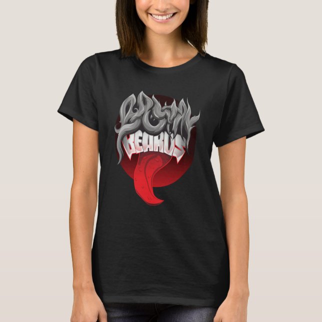 CAMISETA BEARD WIDE CRAZY HAIR BEARD W TONGUE OUT (Anverso)