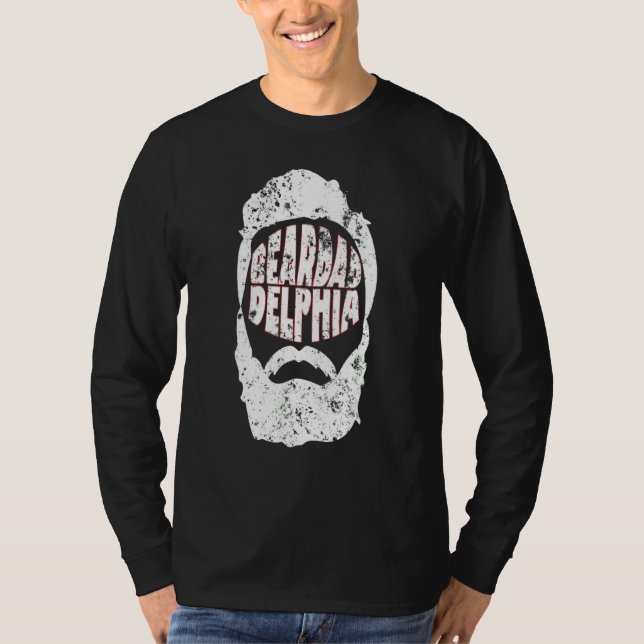 Camiseta Beardadelphia Funny Beardadelphia Beard Dad 2 (Anverso)