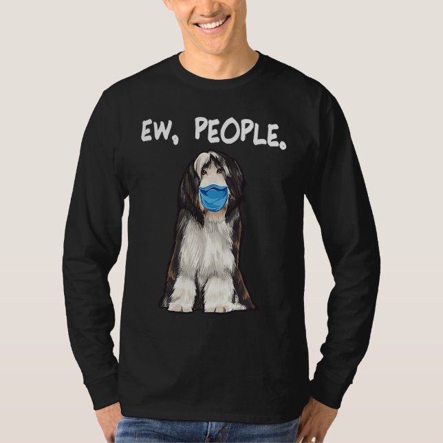 Camiseta Bearded Colley Mask Holder (Anverso)