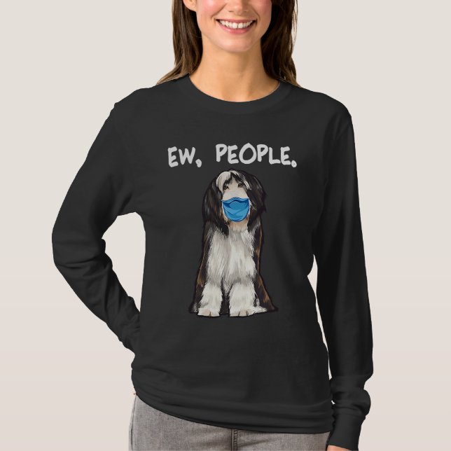 Camiseta Bearded Colley Mask Holder (Anverso)