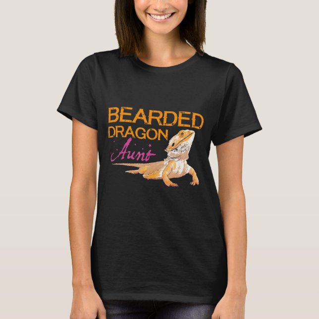 Camiseta Bearded Dragon Aunt Lizard Women (Anverso)