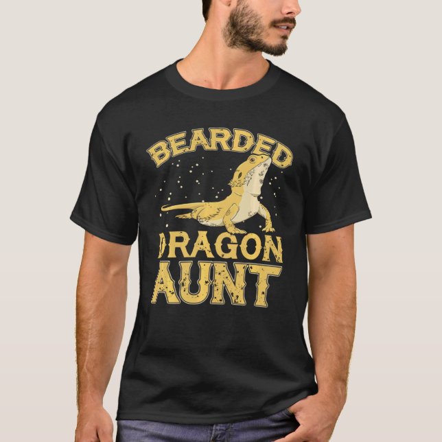 Camiseta Bearded Dragon Bearded Dragon Aunt (Anverso)