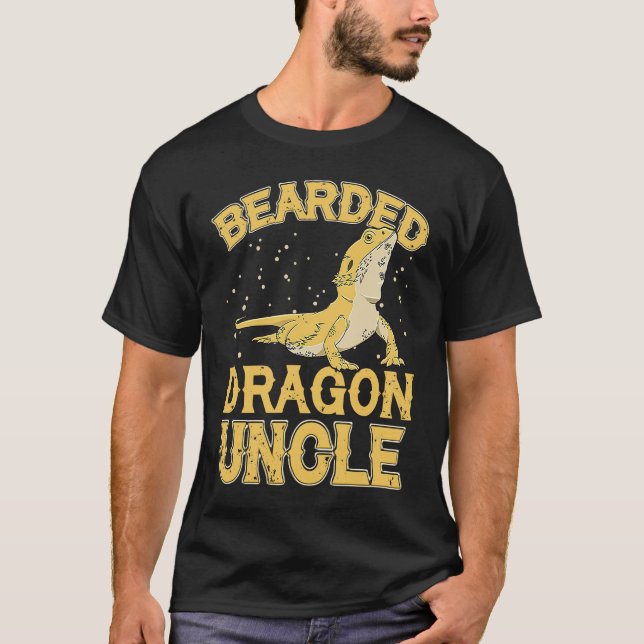 Camiseta Bearded Dragon  Bearded Dragon Uncle (Anverso)