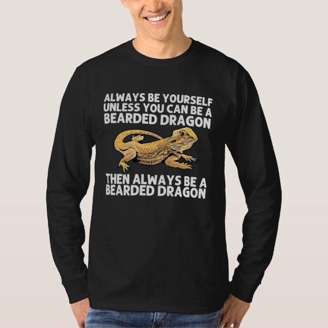 Camiseta Bearded Dragon  For Men Women Pogona Lizard Animal (Anverso)