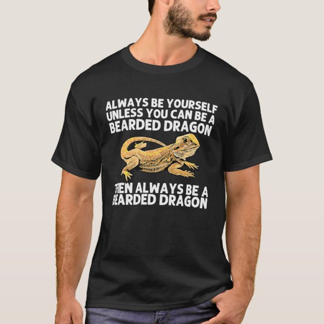 Camiseta Bearded Dragon  For Men Women Pogona Lizard Animal (Anverso)