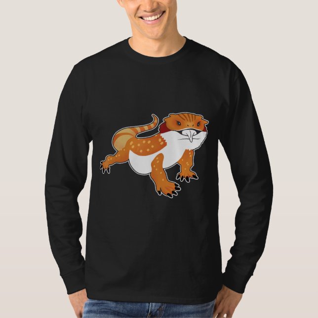 Camiseta Bearded Dragon  Lizard (Anverso)