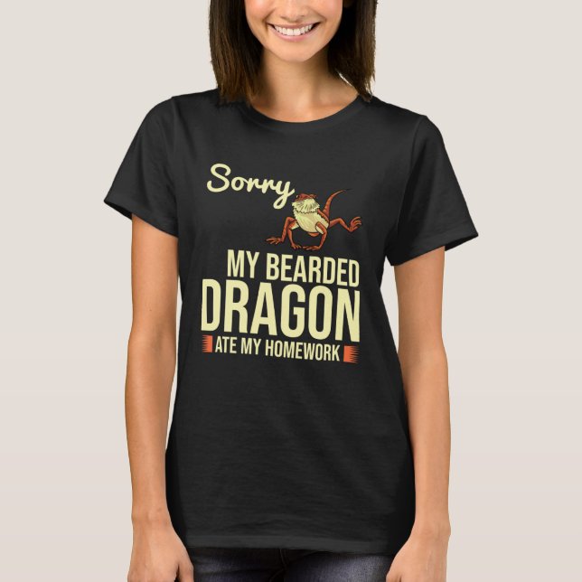 Camiseta Bearded Dragon   Reptile (Anverso)