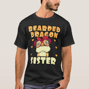Camiseta Bearded Dragon Sister Pogona Pet Reptile Owner Sis