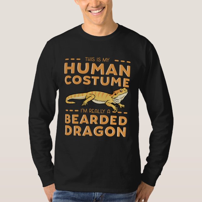 Camiseta Bearded Dragon Terrarium Tank Care Food Habitat Li (Anverso)