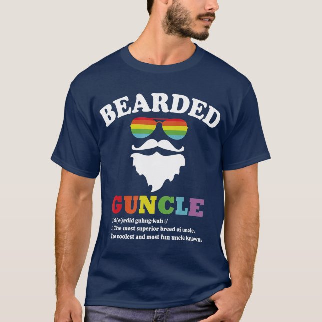 Camiseta Bearded Guncle (Anverso)