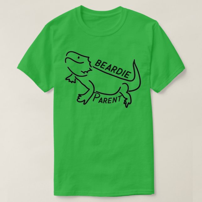 Camiseta Beardie Parent (Diseño del anverso)