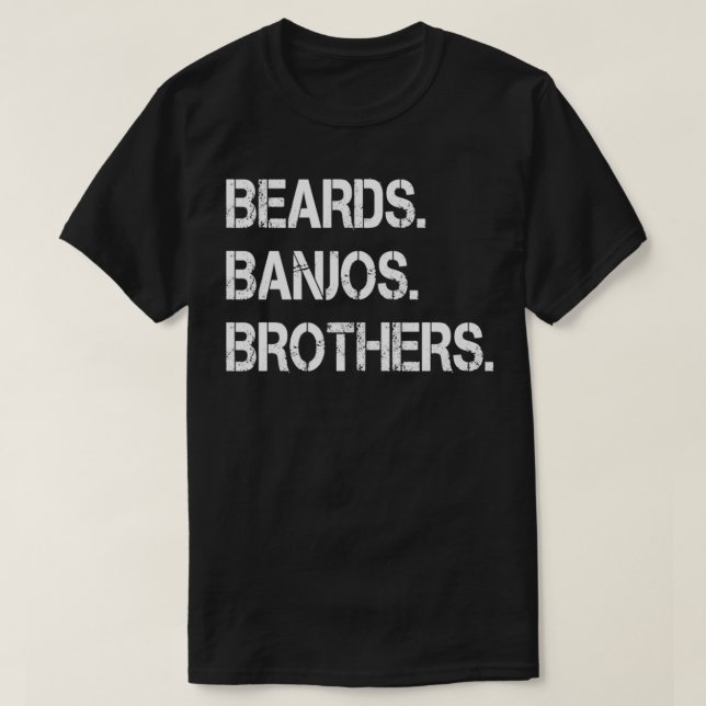 Camiseta Beards Banjos Brothers 1 (Diseño del anverso)