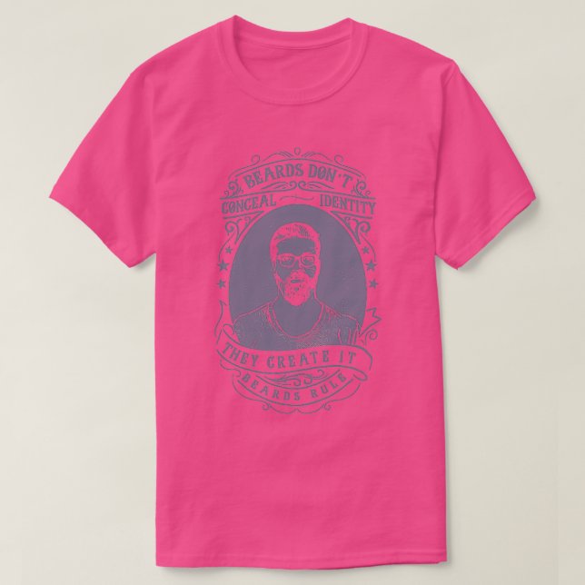 Camiseta Beards Rule Beard Lover (Diseño del anverso)