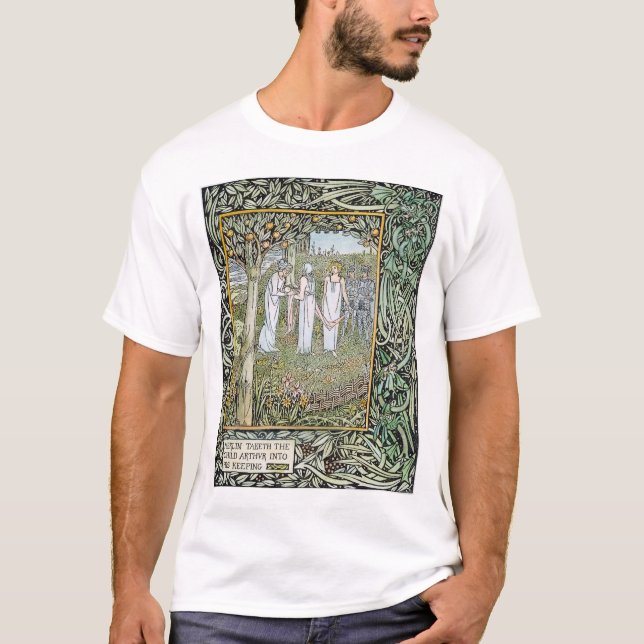 Camiseta Beardsley: Morte D'Arthur (Anverso)
