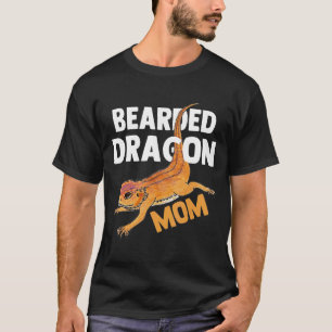Camiseta Bearge Dragon Mom Lizard Reptile Para Mujeres
