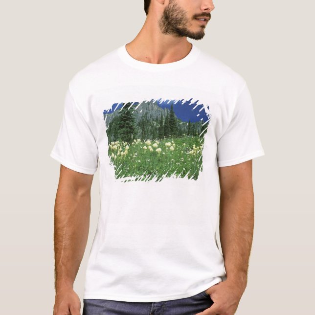 Camiseta Beargrass en Eunice Lake, Monte Rainier NP, WA, (Anverso)