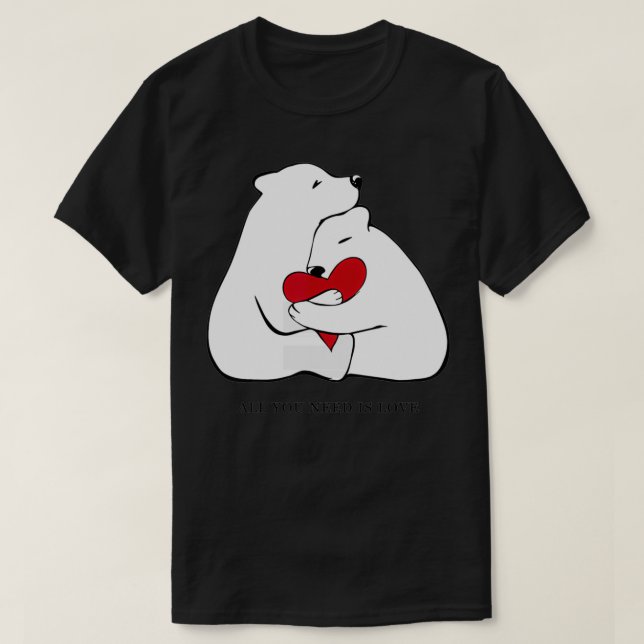 Camiseta BearHuglove de XitaDesign#1 (Diseño del anverso)