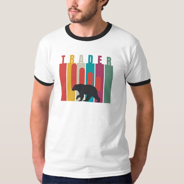 Camiseta Bearish market | Trader | Simple design (Anverso)
