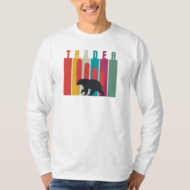 Camiseta Bearish market | Trader | Simple design (Anverso)