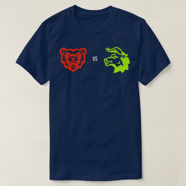 Camiseta Bearish vs bullish market (Diseño del anverso)