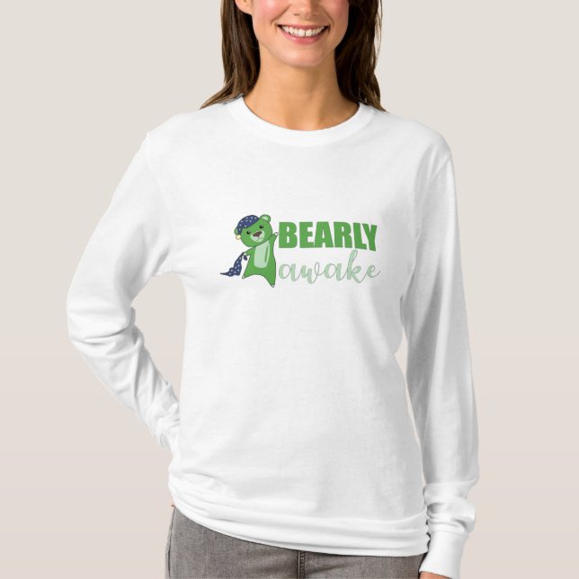 Camiseta Bearly Awake Bears Sleepyhead Teddy Bear (Anverso)