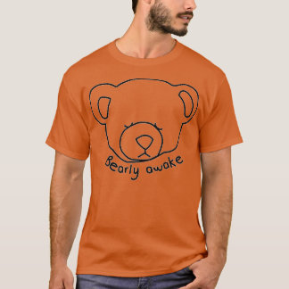 Camiseta Bearly Awake Funny Bear Puns