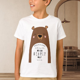 Camiseta Bearly Wait Big Brother Baby Announcement