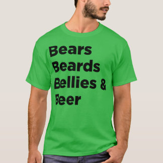 Camiseta Bears Beards Belly Beer