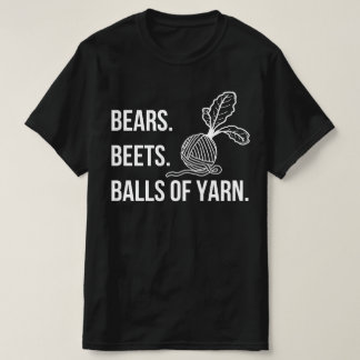 Camiseta Bears Beets Balls of Yarn - Tee masculino