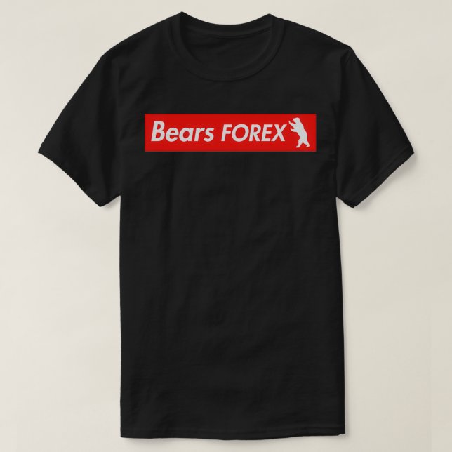 Camiseta Bears FOREX LIFE Trading Lover Extreme Investor 1 (Diseño del anverso)
