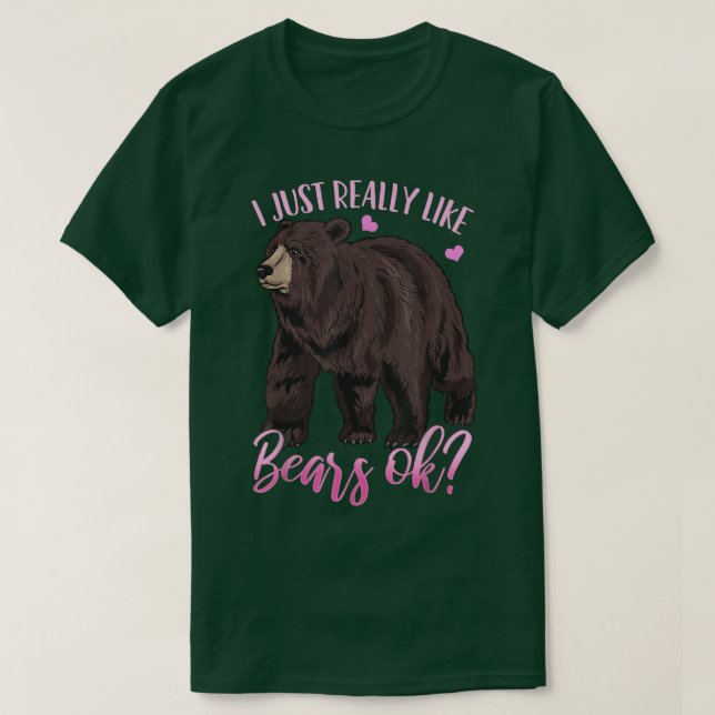 Camiseta Bears Grizzly Bear (Diseño del anverso)