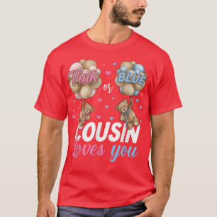 Camiseta Bears Pink O Blue Cousin Te Ama El Género Revelado