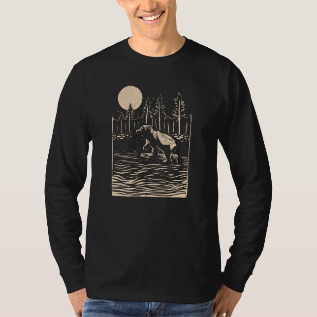 Camiseta Bears predators Canada wilderness brown bears griz (Anverso)