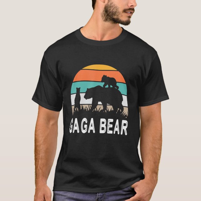 Camiseta Bears Walking Together Happy Me Papa Daddy Abuelo (Anverso)