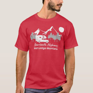 Camiseta Beartooth Highway Red Lodge Montana  Truck Camper