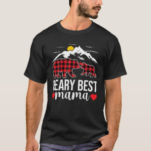 Camiseta Beary Best Mama Bear Funny Búfalo Rojo Toco Mothe