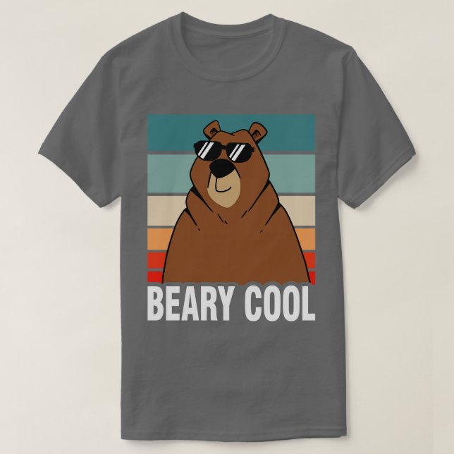 Camiseta Beary Cool Brown Bear  (Diseño del anverso)