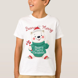 Camiseta Beary Merry Christmas Polar Bear