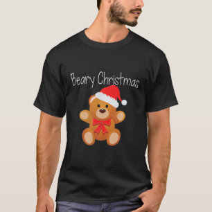 Camiseta Beary Navidades Santa Hat Xmas Teddy Bear