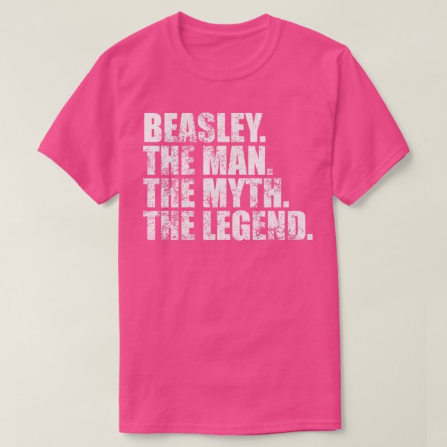 Camiseta BeasleyBeasley apellido Beasley apellido Beasley B (Diseño del anverso)