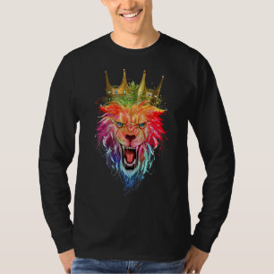 Camiseta Beast de motivación de la corona de leones entrena