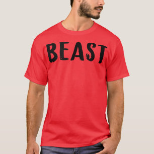 Camiseta BEAST Gym Fitness Workout Bodybuilding Motivationa