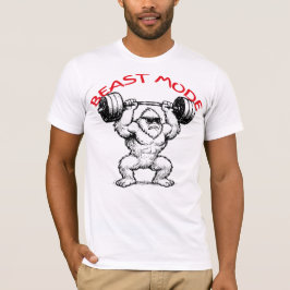 Camiseta Beast Mode Abominable Snowman Lifting