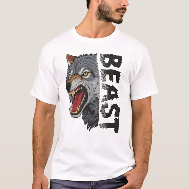 Camiseta Beast Mode Wolf Tee (Anverso)