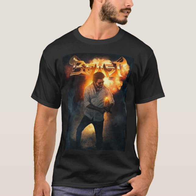 Camiseta Beast Thalapathy Vijay Classic T-Shirt (Anverso)
