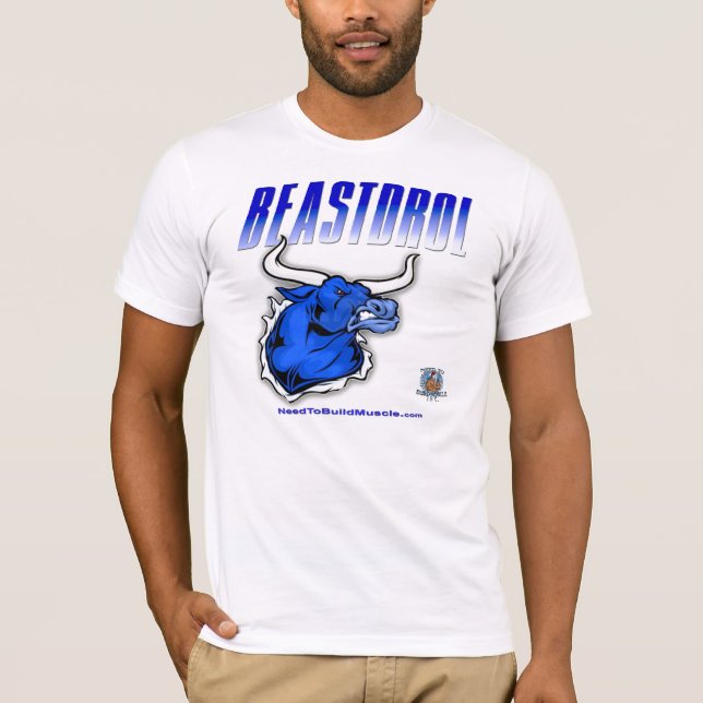 Camiseta ¡Beastdrol - NTBM!  (BLANCO - FRENTE SOLAMENTE) (Anverso)