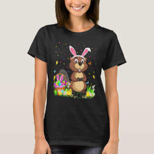 Camiseta Beaster Beaver Bunny Egg Hunt Beaver Easter Sund