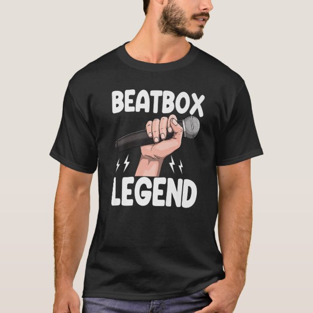 Camiseta Beatboxing Legend Women Funny Tape Recorder Lovers (Anverso)